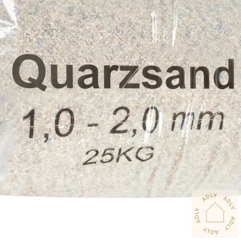 Filtersand 25 Kg 1,0 - 2,0 Mm