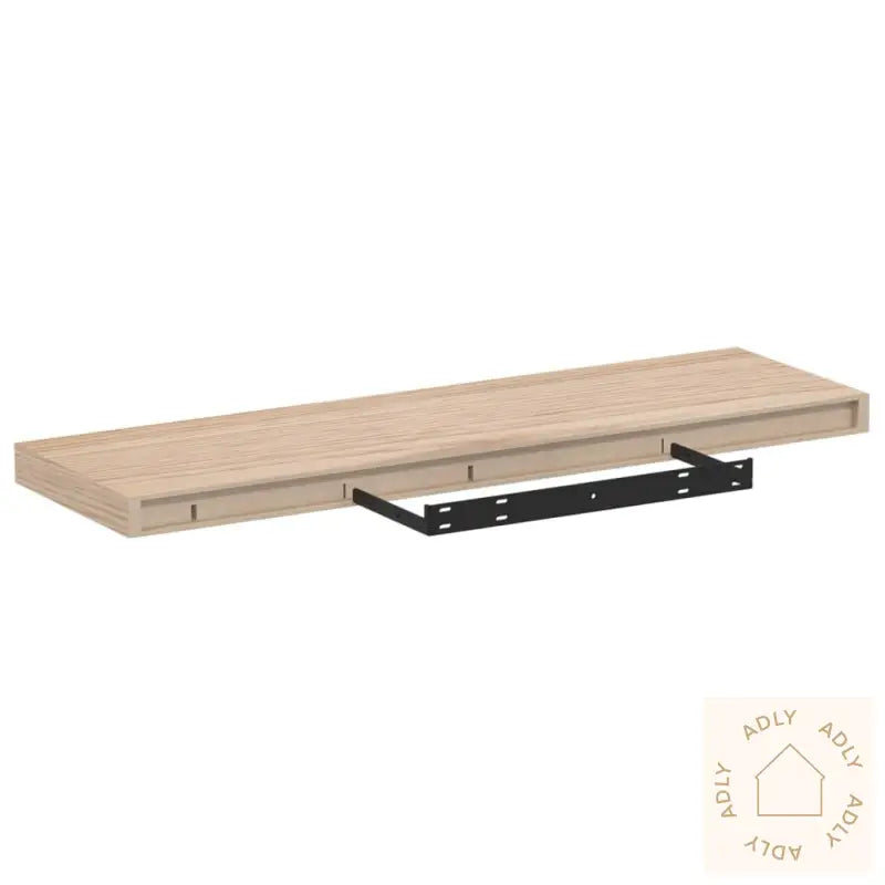 Flytende Hyller 2 Stk 80X23,5X4 Cm Konstruert Tre