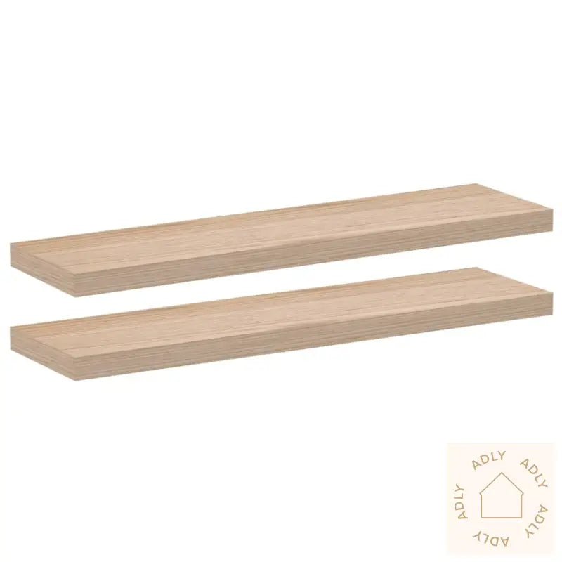 Flytende Hyller 2 Stk 90X23,5X4 Cm Konstruert Tre