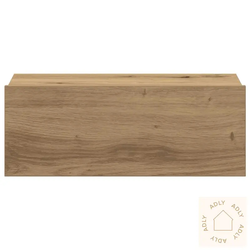 Flytende Nattbord 2 Stk Artisan Eik 40X32X15 Cm Konstruert Tre