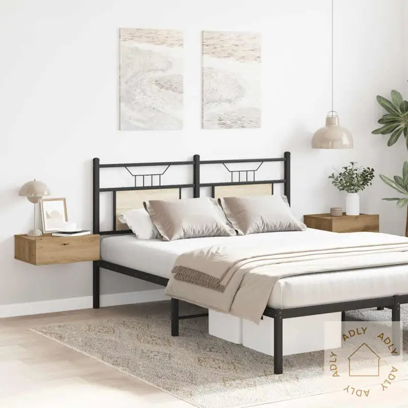 Flytende Nattbord 2 Stk Artisan Eik 40X32X15 Cm Konstruert Tre