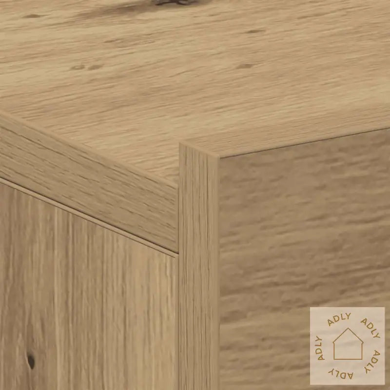 Flytende Nattbord 2 Stk Artisan Eik 40X32X15 Cm Konstruert Tre