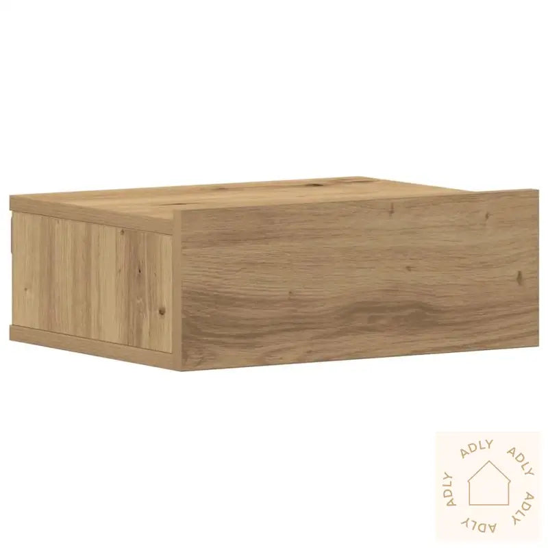 Flytende Nattbord 2 Stk Artisan Eik 40X32X15 Cm Konstruert Tre