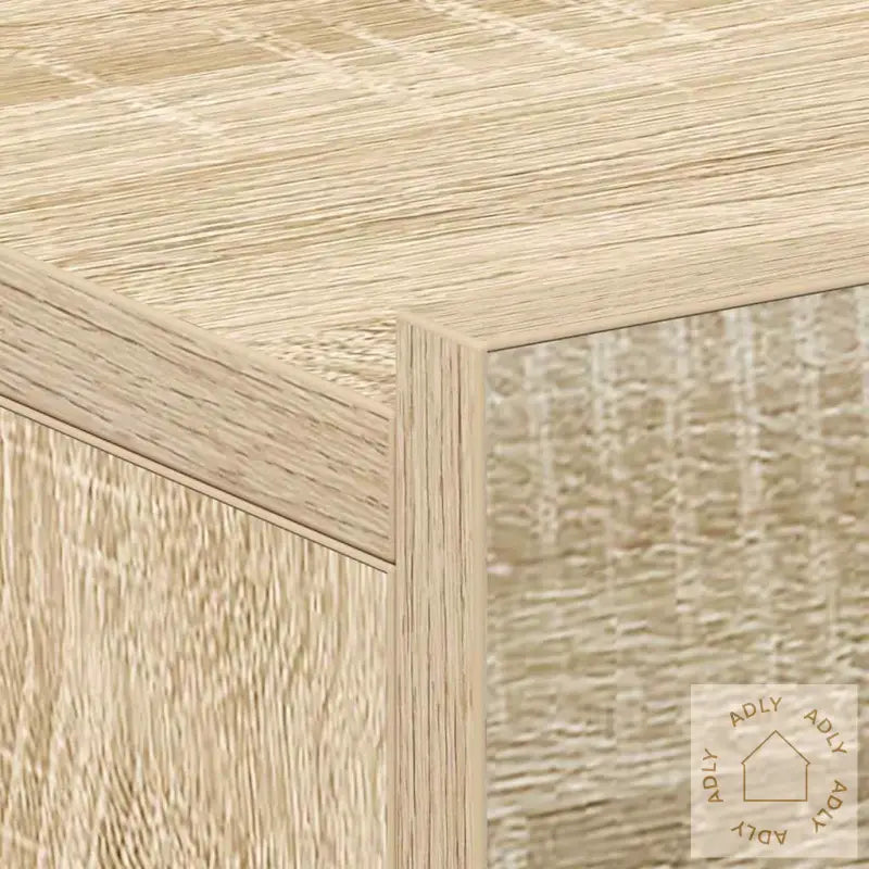 Flytende Nattbord 2 Stk Sonoma Eik 40X30X15 Cm Konstruert Tre