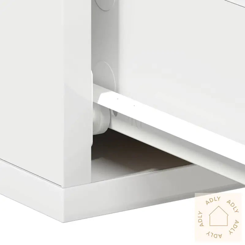 Flytende Nattbord Hvit 40X30X15 Cm Konstruert Tre