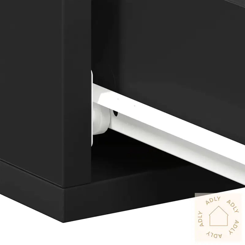 Flytende Nattbord 2 Stk Svart 40X30X15 Cm Konstruert Tre