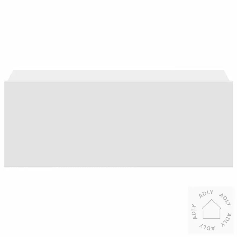 Flytende Nattbord 2 Stk Hvit 40X30X15 Cm Konstruert Tre