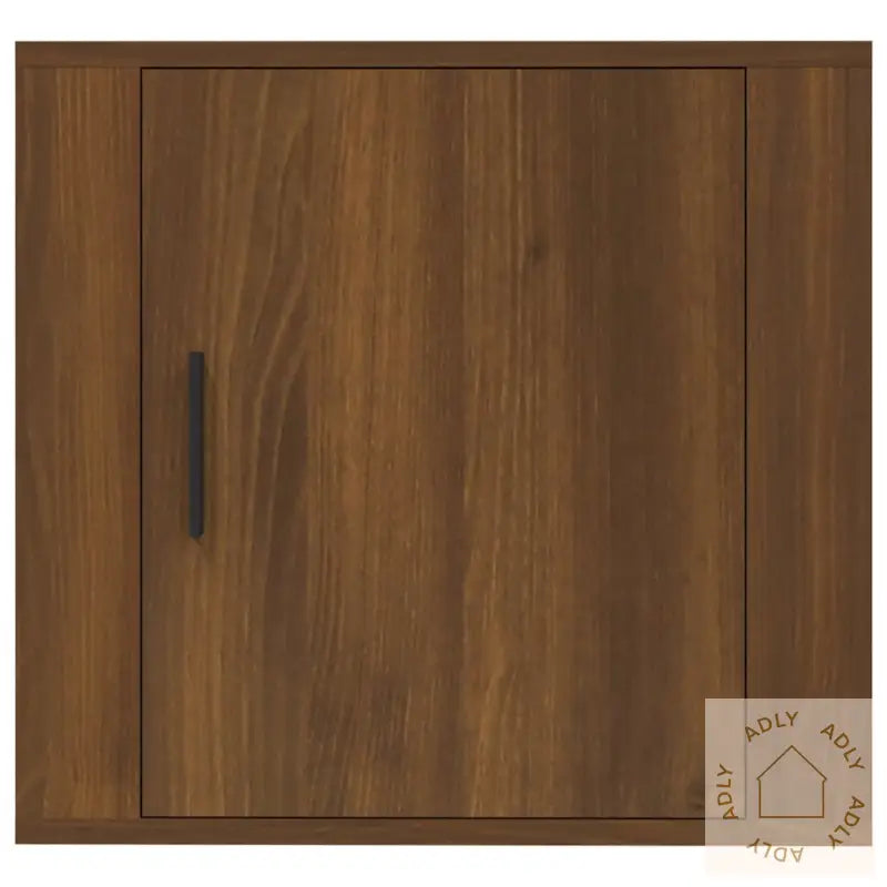 Veggmonterte Nattbord 2 Stk Brun Eik 50X30X47 Cm