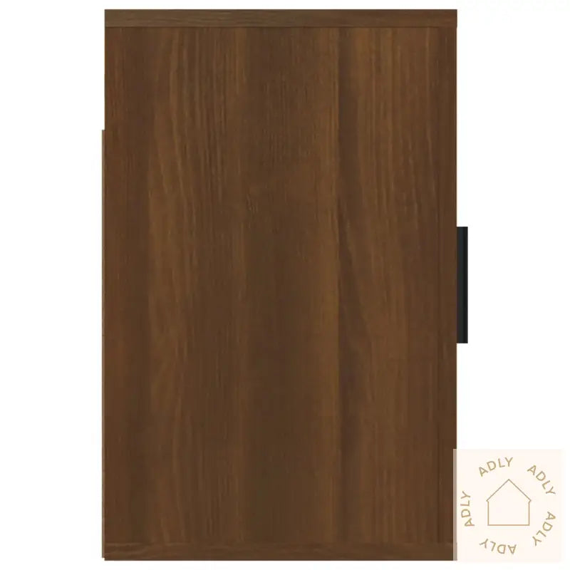 Veggmonterte Nattbord 2 Stk Brun Eik 50X30X47 Cm