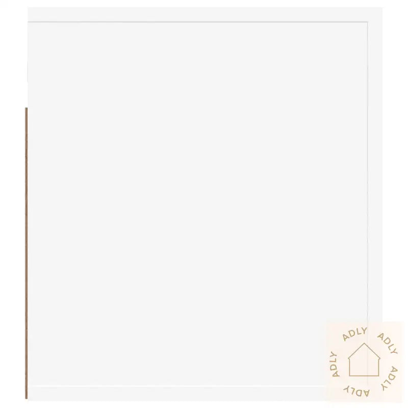 Veggmonterte Nattbord 2 Stk Hvit 50X36X40 Cm