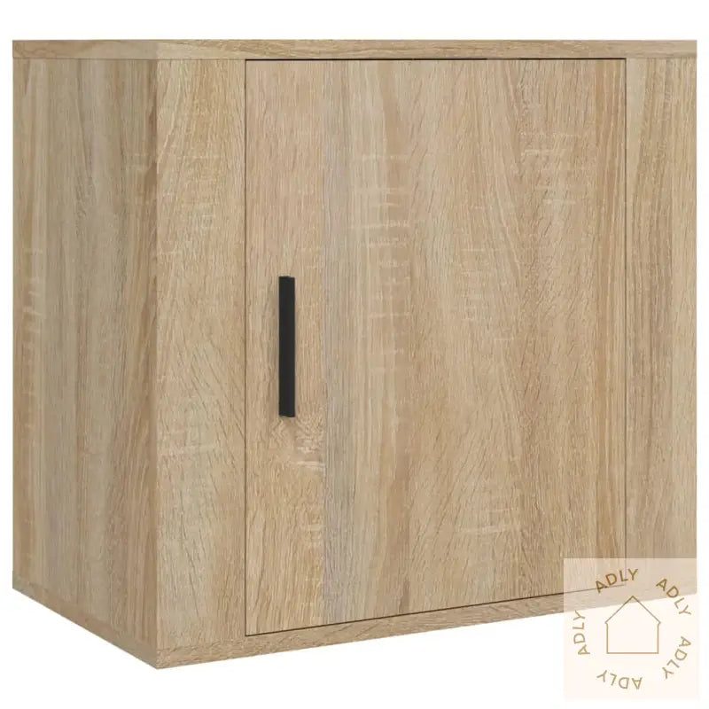 Veggmonterte Nattbord 2 Stk Sonoma Oak 50X30X47 Cm