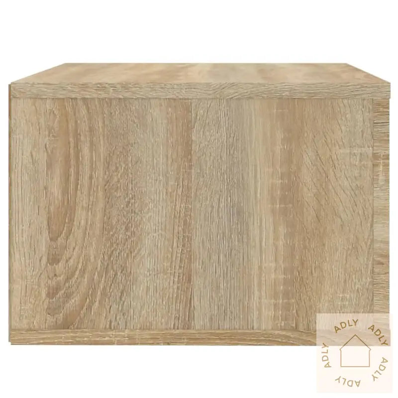 Veggmonterte Nattbord 2 Stk Sonoma Eik 50X36X25 Cm