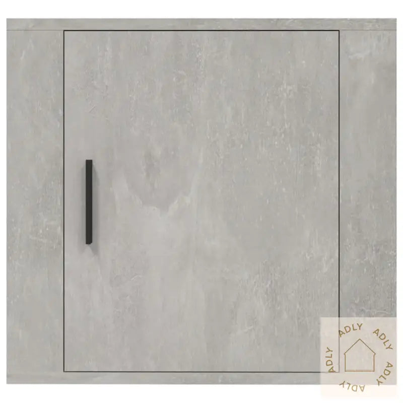 Veggmonterte Nattbord 2 Stk Betonggrå 50X30X47 Cm