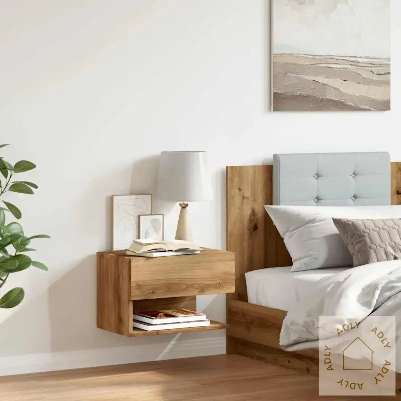 Veggmontert Nattbord Artisan Eik