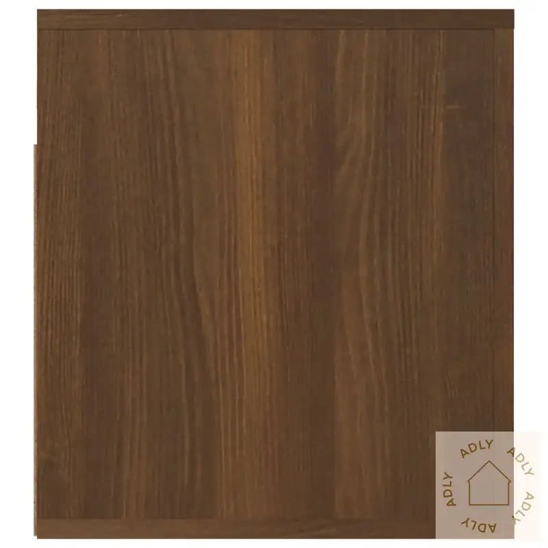 Veggmontert Nattbord Brun Eik 50X36X40 Cm