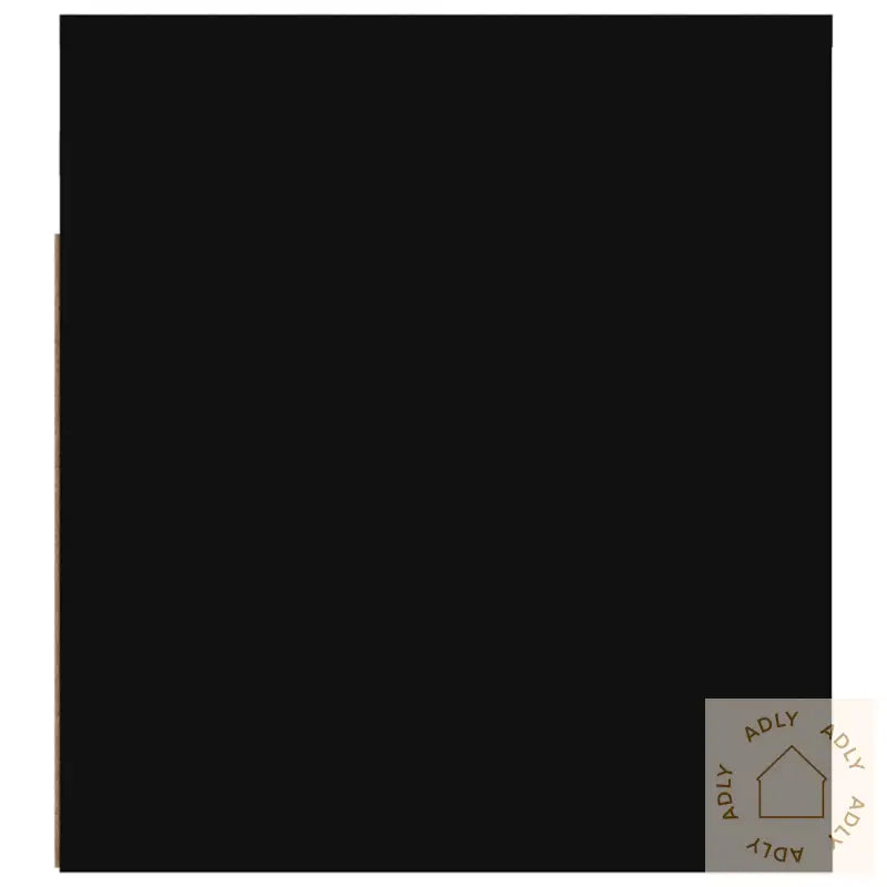 Veggmontert Nattbord Svart 50X36X40 Cm