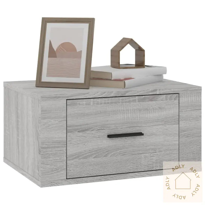 Veggmontert Nattbord Sonoma Oak 50X36X25 Cm