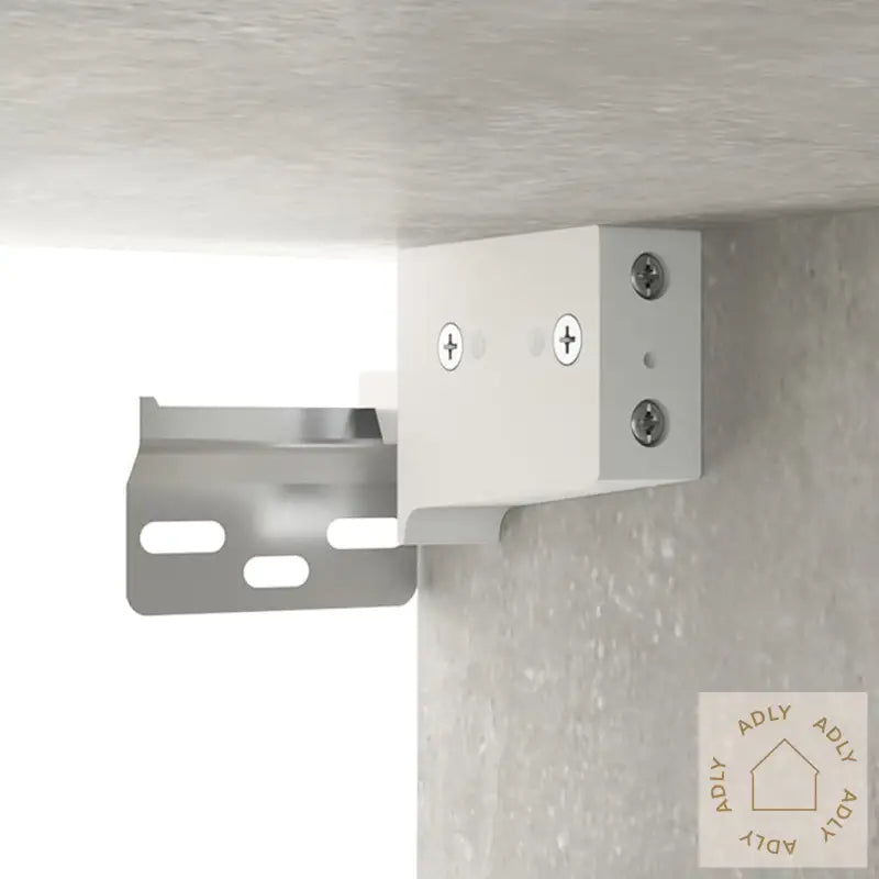 Veggmontert Nattbord Betonggrå 50X30X47 Cm