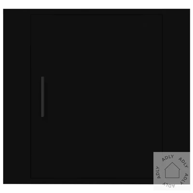 Veggmontert Nattbord Svart 50X30X47 Cm