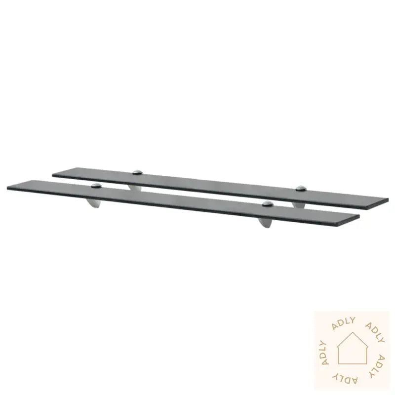 Flytende Hyller 2 Stk Glass 90X20 Cm 8 Mm