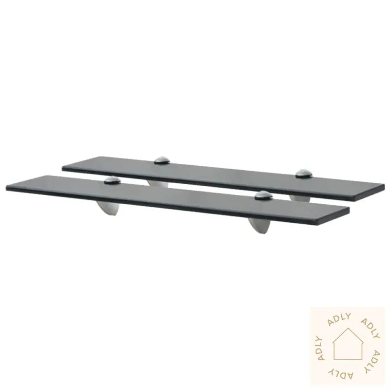 Flytende Hyller 2 Stk Glass 60X10 Cm 8 Mm