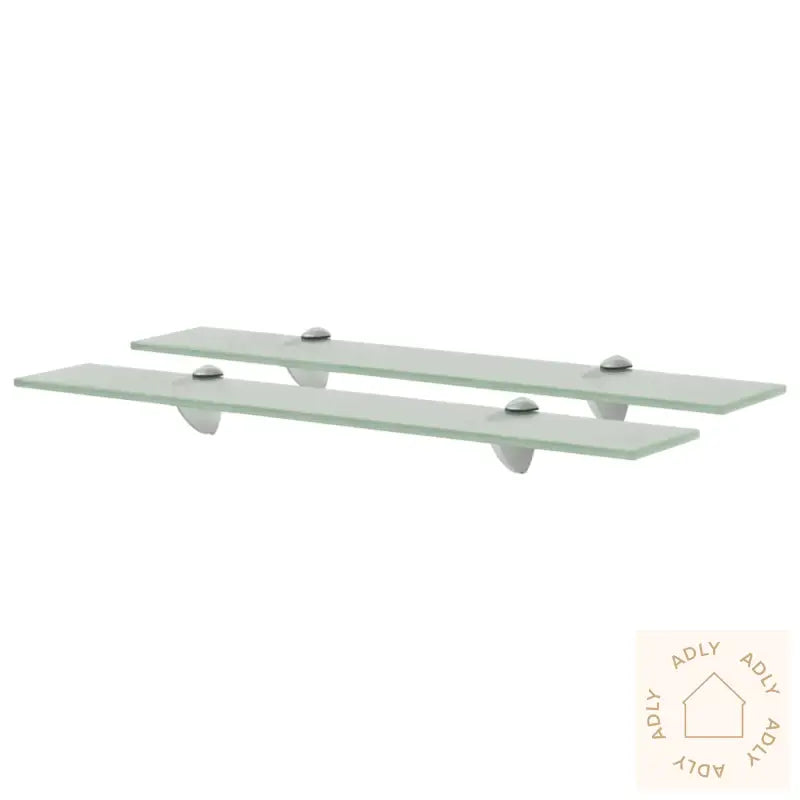 Flytende Hyller 2 Stk Glass 60X20 Cm 8 Mm