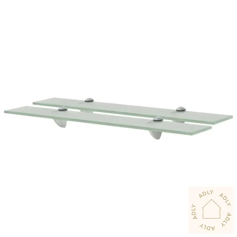 Flytende Hyller 2 Stk Glass 60X10 Cm 8 Mm