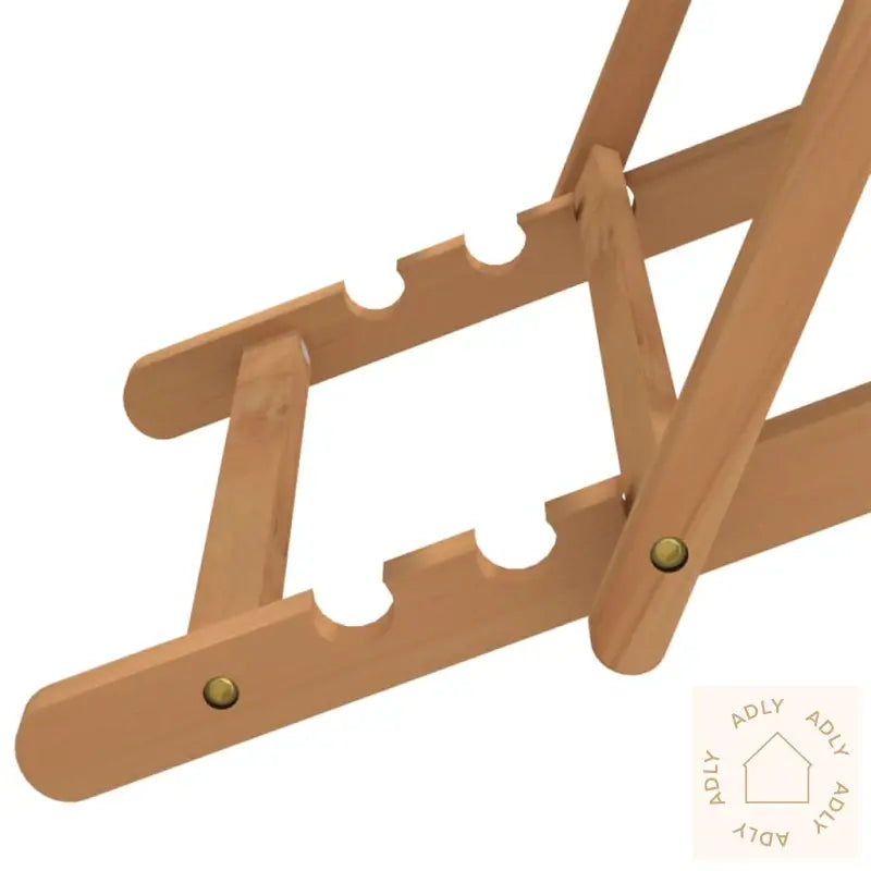 Sammenleggbar Strandstol Heltre Teak Grå