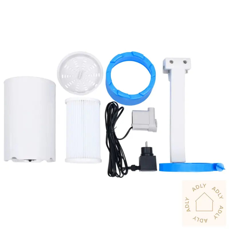 Plaskebasseng Med Overflaterenser Og Pumpe 350X90 Cm Hvit