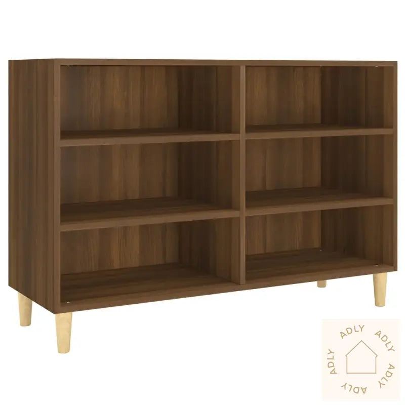 Skjenk Brun Eik 103,5X35X70 Cm Konstruert Tre