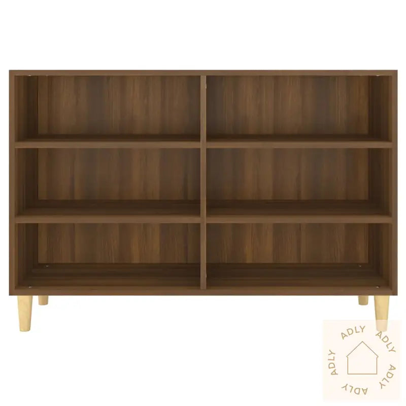 Skjenk Brun Eik 103,5X35X70 Cm Konstruert Tre