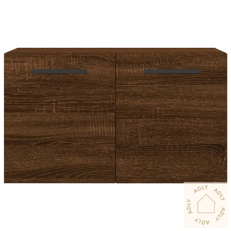Veggskap Brun Eik 60X36,5X35 Cm Konstruert Tre