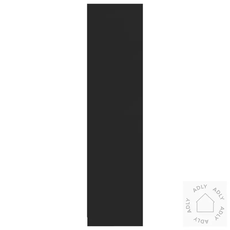 Garderobe Med Skuffer Svart 50X50X200 Cm Konstruert Tre