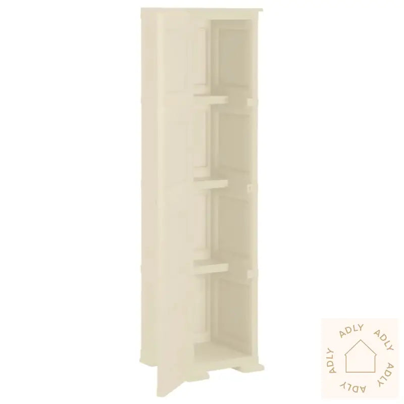 Plastskap 40X43X164 Cm Tredesign Hvit Angora