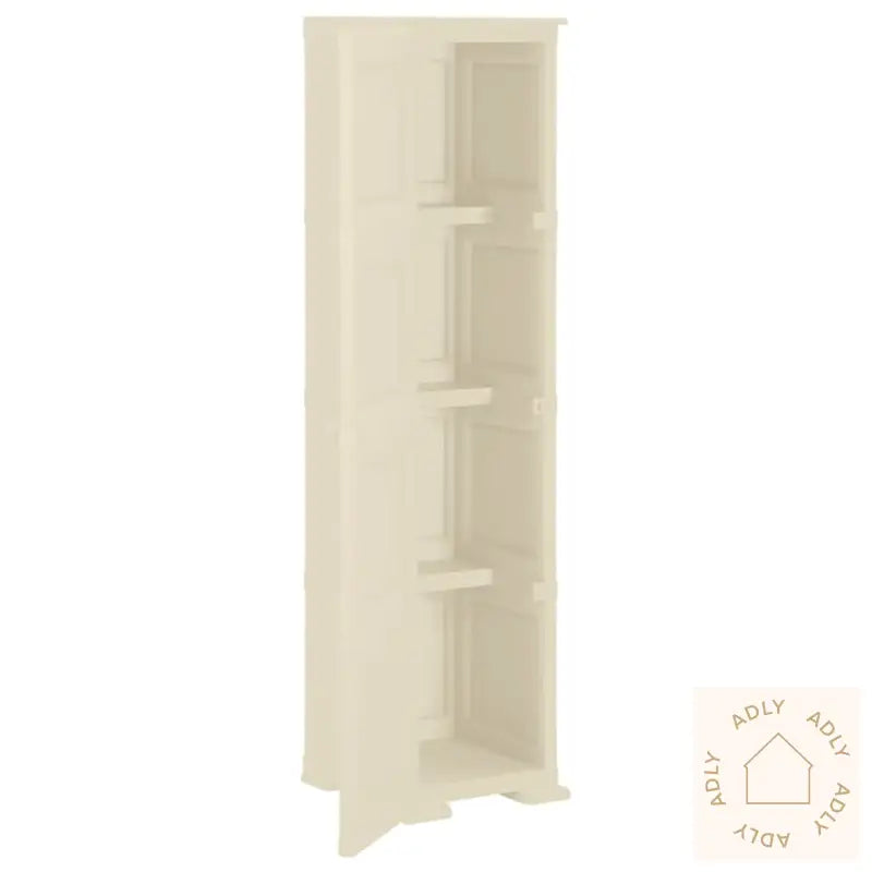 Plastskap 40X43X164 Cm Tredesign Hvit Angora