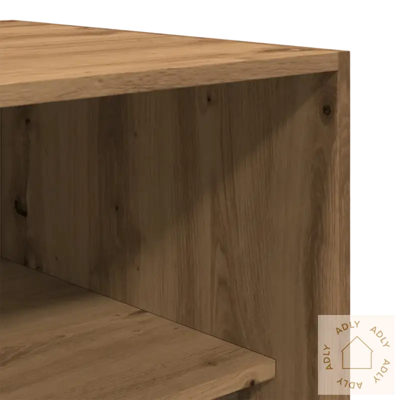 Alle bilder av garderobeskap i artisan eik med kompakt design og konstruert treverk
