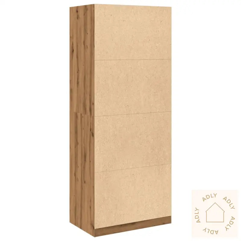 Garderobe Artisan Eik 80X50X200 Cm Konstruert Tre
