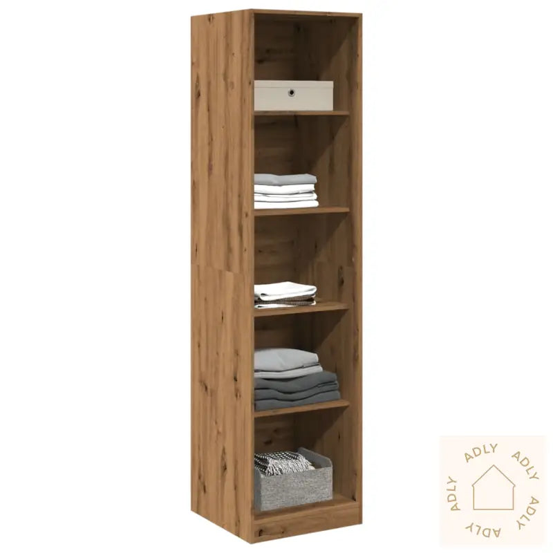 Garderobe Artisan Eik 50X50X200 Cm Konstruert Tre