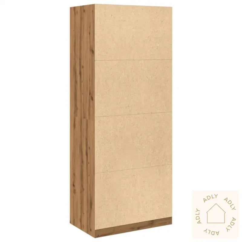 Garderobe Artisan Eik 80X50X200 Cm Konstruert Tre