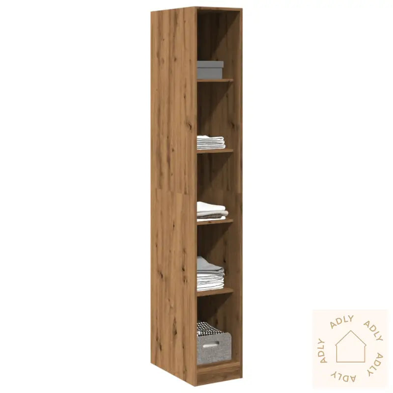 Garderobe Artisan Eik 30X50X200 Cm Konstruert Tre