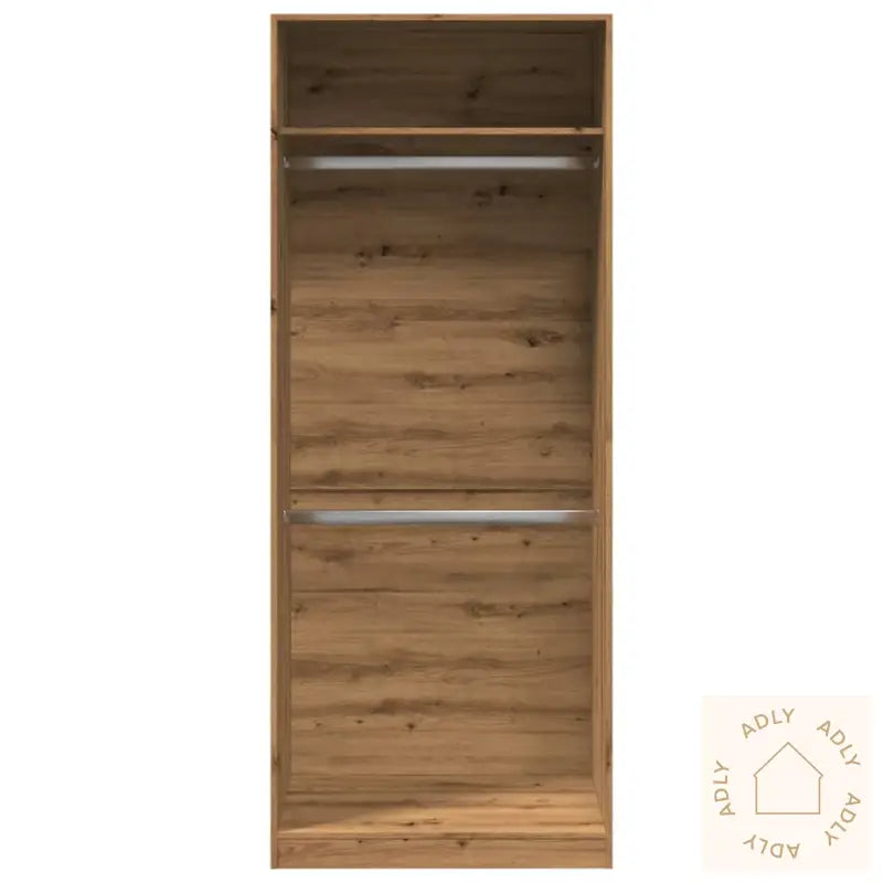 Garderobe Artisan Eik 80X50X200 Cm Konstruert Tre