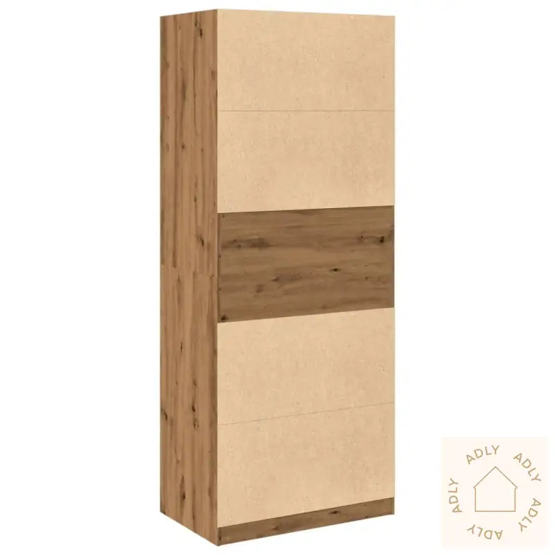 Garderobe Artisan Eik 80X50X200 Cm Konstruert Tre