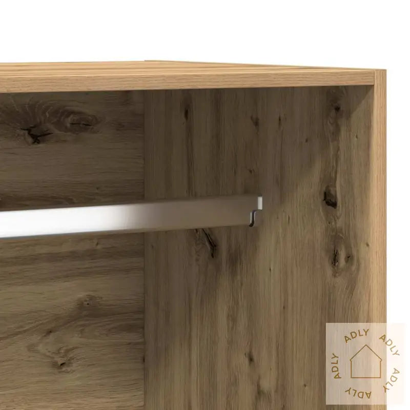 Garderobe Artisan Eik 100X50X200 Cm Konstruert Tre