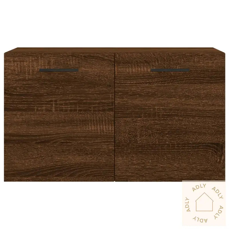 Veggskap Brun Eik 60X36,5X35 Cm Konstruert Tre