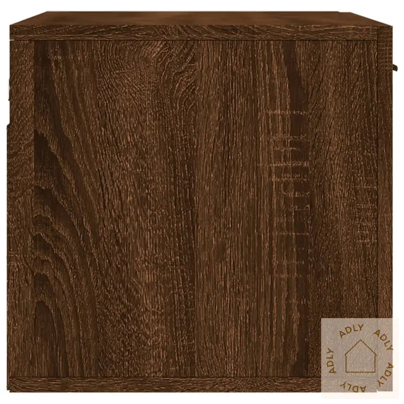 Veggskap Brun Eik 60X36,5X35 Cm Konstruert Tre