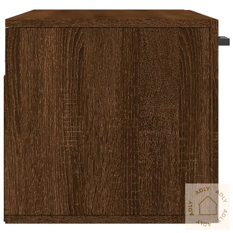 Veggskap Brun Eik 80X36,5X35 Cm Konstruert Tre