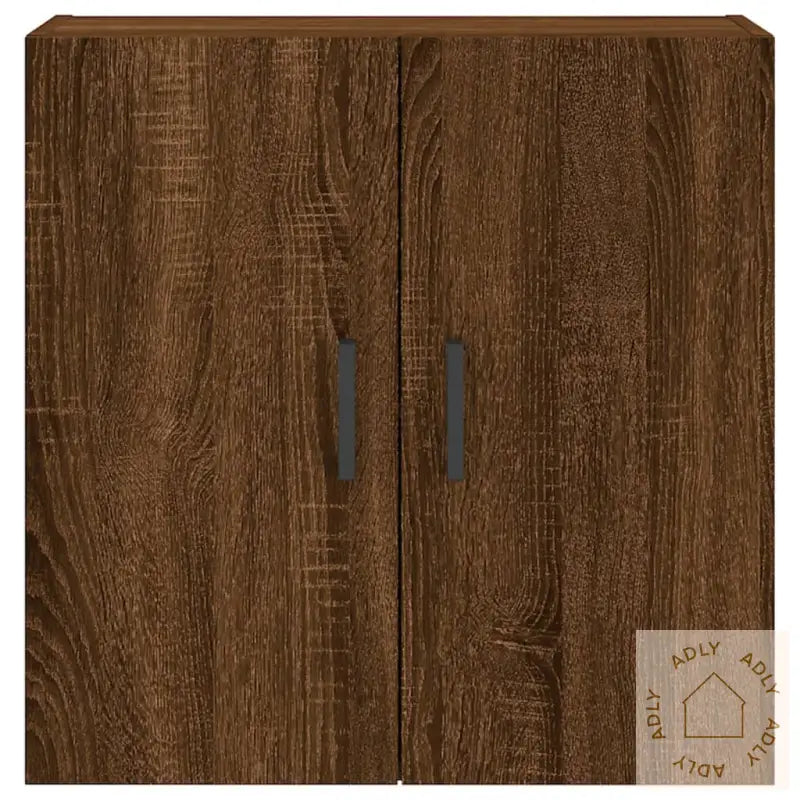 Veggskap Brun Eik 60X31X60 Cm Konstruert Tre