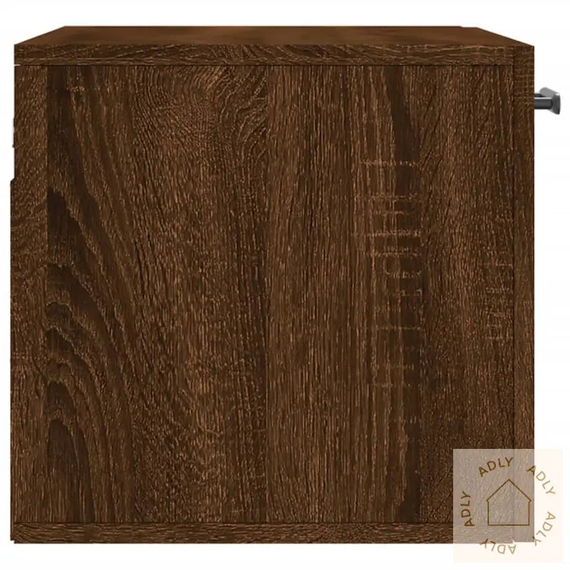 Veggskap Brun Eik 60X36,5X35 Cm Konstruert Tre