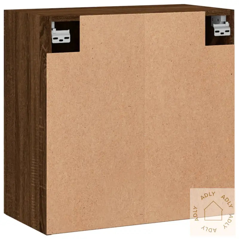 Veggskap Brun Eik 60X31X60 Cm Konstruert Tre