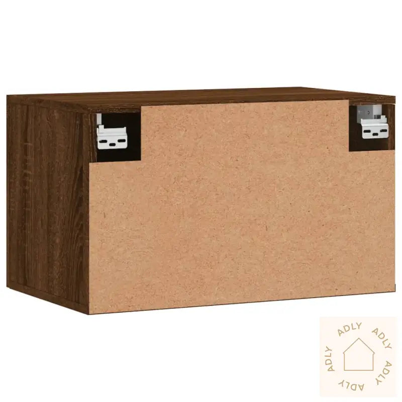 Veggskap Brun Eik 60X36,5X35 Cm Konstruert Tre